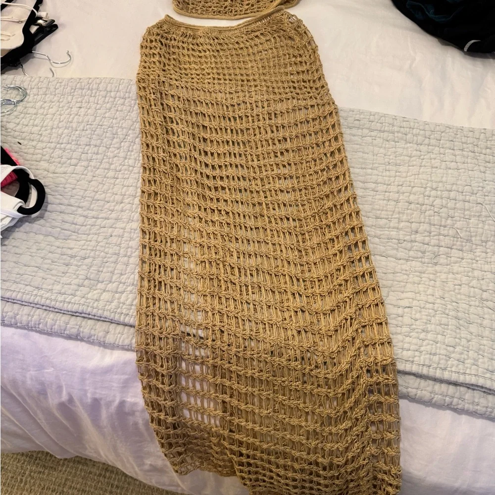 Flook Crochet coverup set - Picture 2 of 6